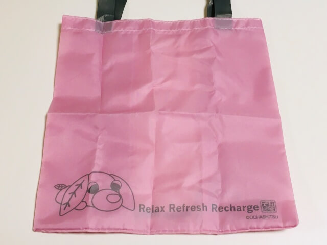 お茶犬オリジナルマイバッグ【ピンク色】